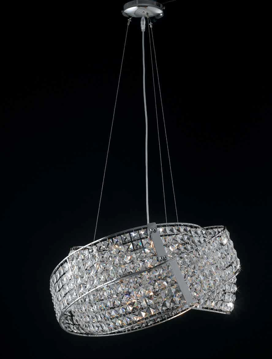 Lampadario Ovale