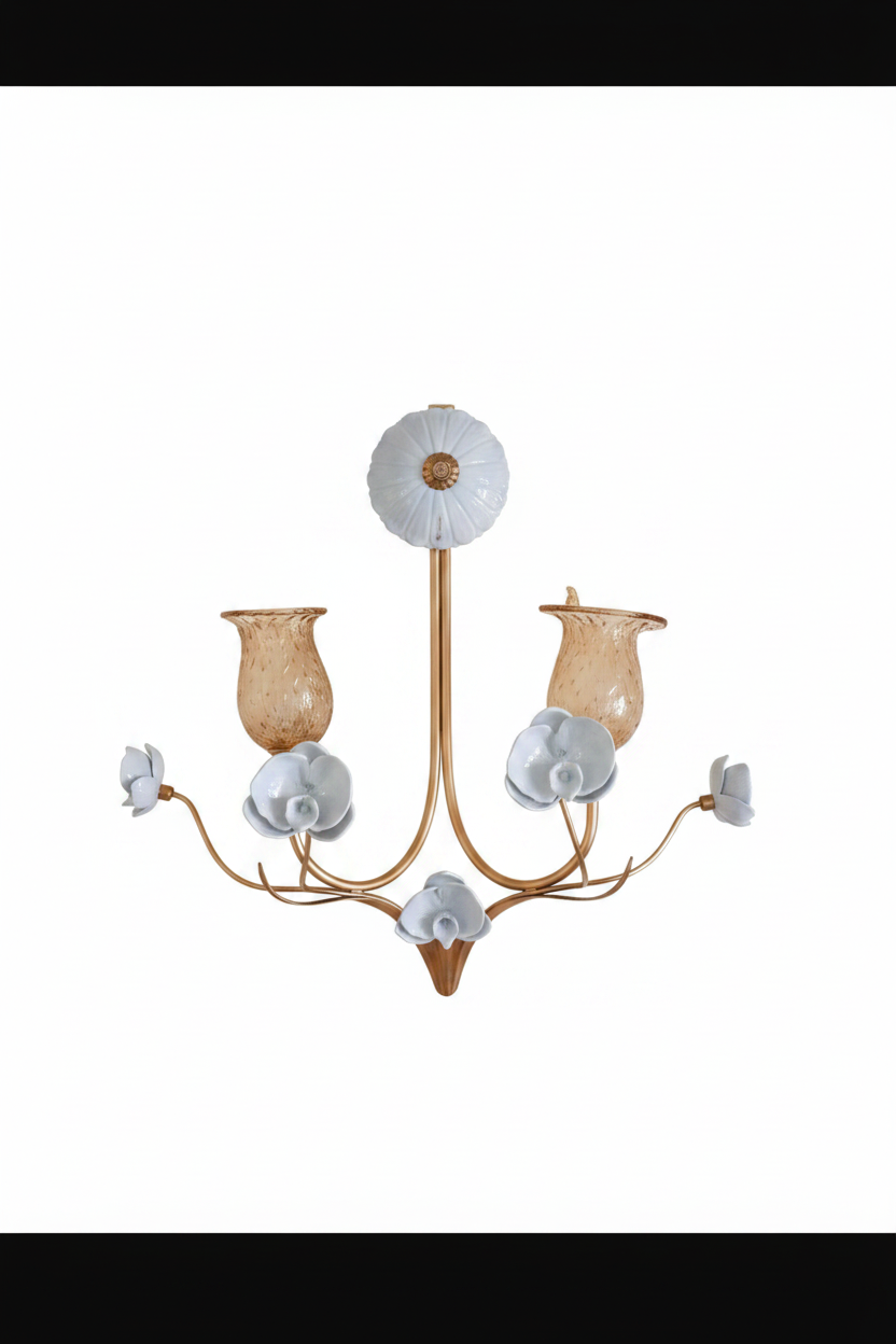 Le Porcellane applique oro/bianco
