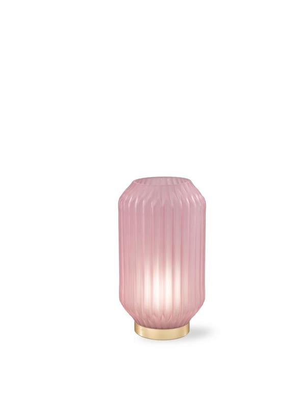 Fantin Argenti lampada vetro rosa opaco