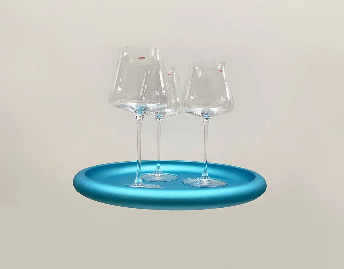 Alessi “Eugenia” set 4 calici vino rosso