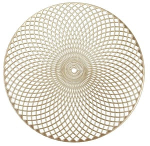 Fade, Lace oro, Tovaglietta / Sottopiatto 12 pz
