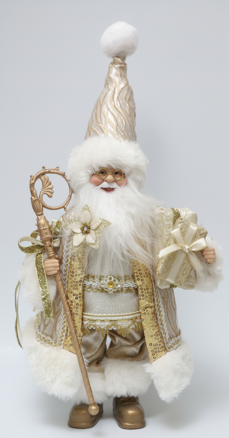 Fiori di Lena Babbo Natale Oro