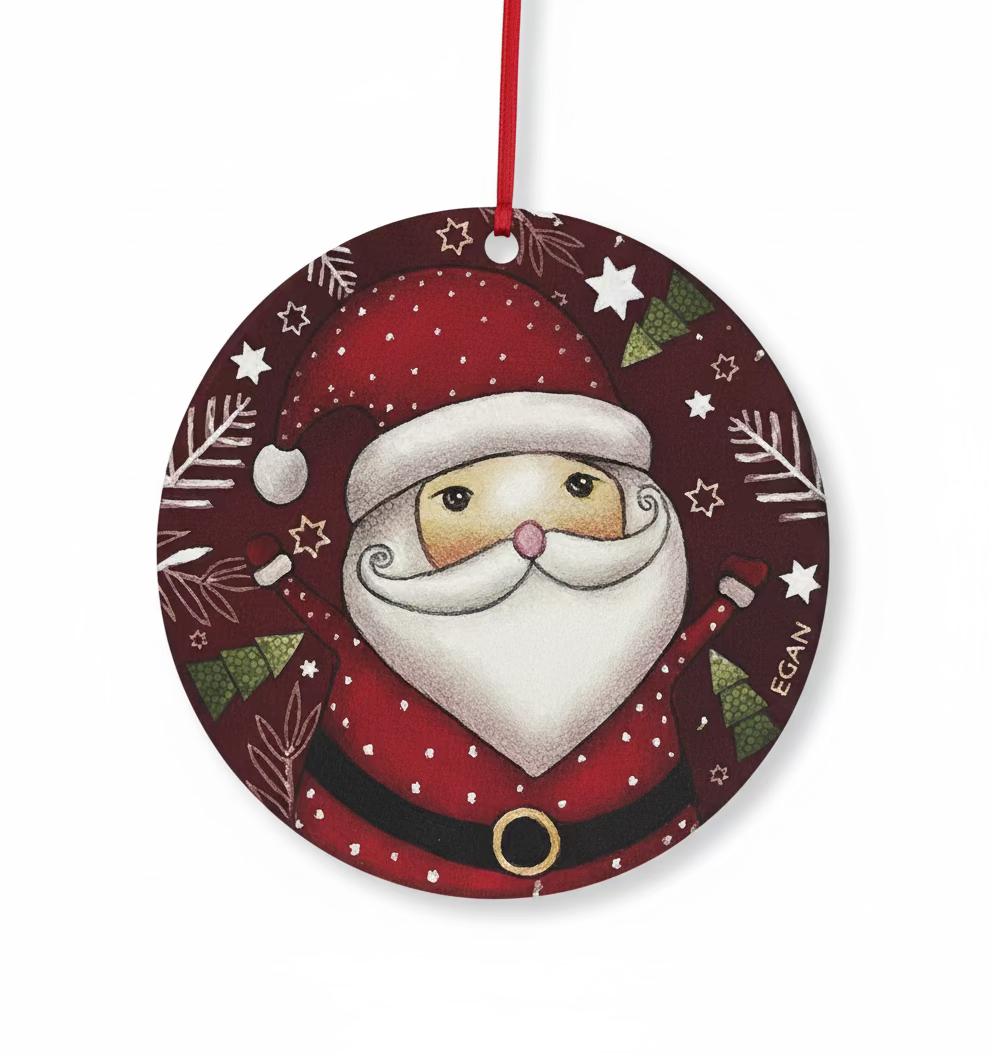 Egan pendaglio con Babbo Natale