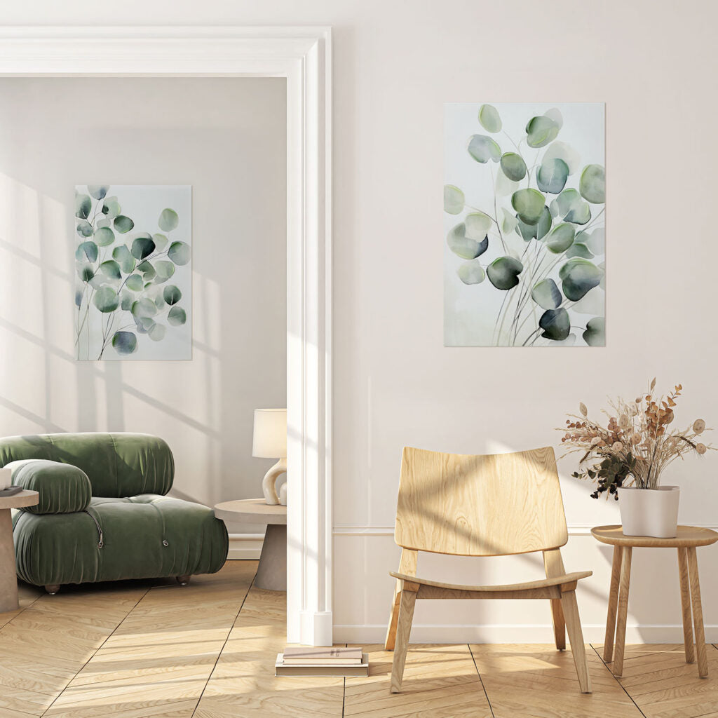 Agave Quadro con foglie