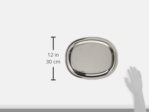 Alessi piatto da portata in acciaio inossidabile 18/10, lucido, 36 cm