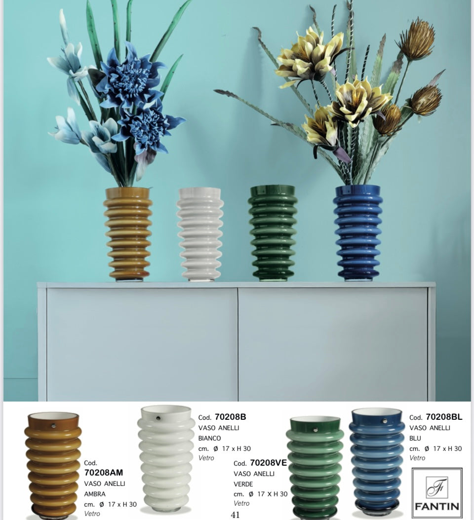 Fantin Argenti vaso anelli Verde
