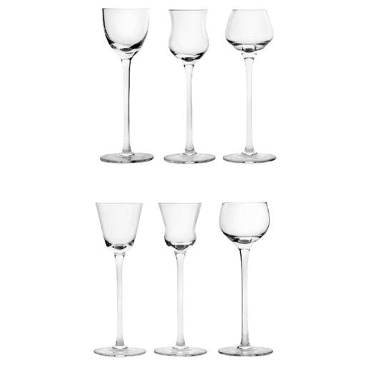 Fade “Martha” set 6 calici liquore assortiti 60 ml