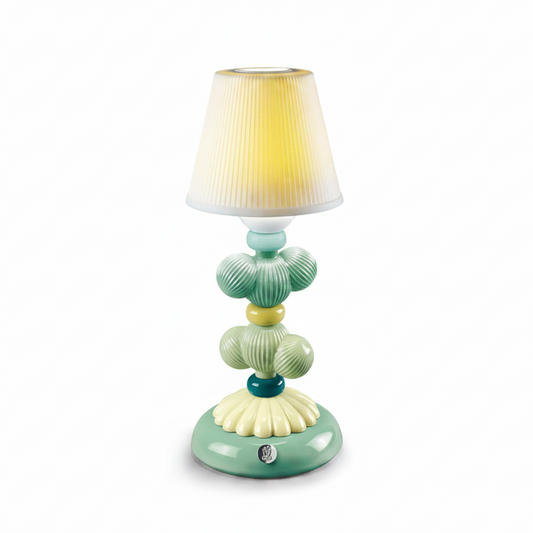 Lladro` "Firefly cactus" lampada da tavolo verde