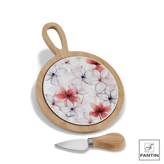Fantin Argenti “Anemoni” set tagliere piccolo