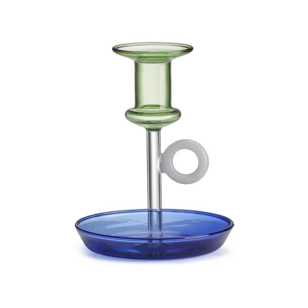 IVV Le Bugie candeliere bocciolo verde bianco e blu