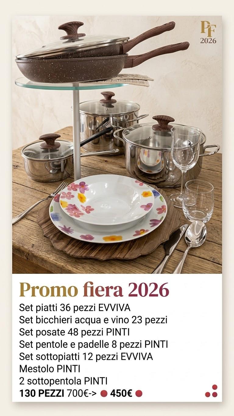 Pacchetto in promo 130 pz
