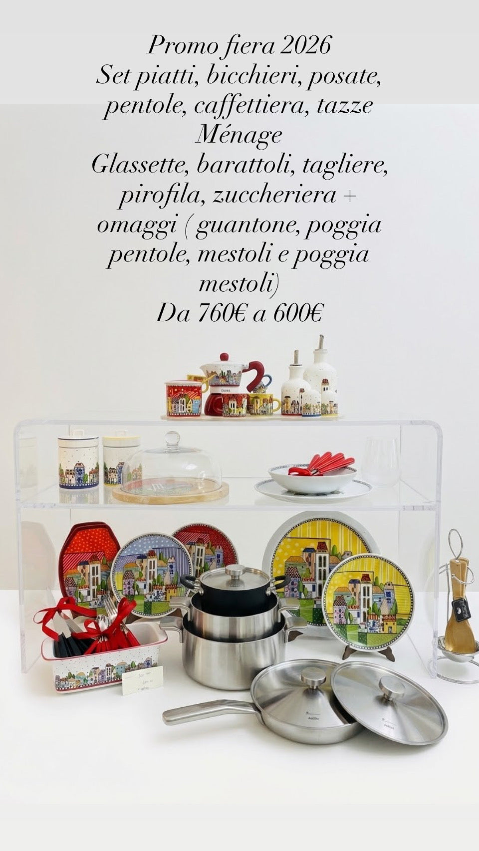 Promo Servizio completo tavola| Miriade