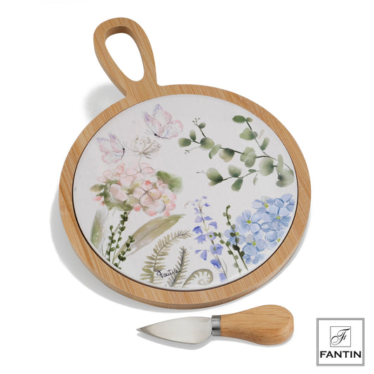Fantin Argenti "Ortensia" set tagliere piccolo