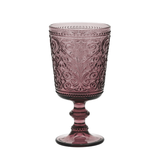 Galbiati "Acanto" set 6 calici vino 280 ml rosa