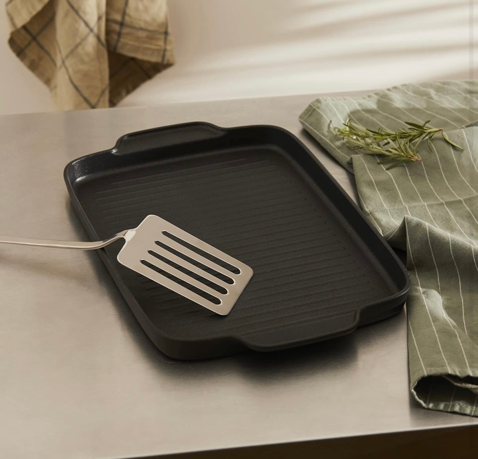 Alessi SG123/38 Mami Bistecchiera Alluminio Antiaderente Nero