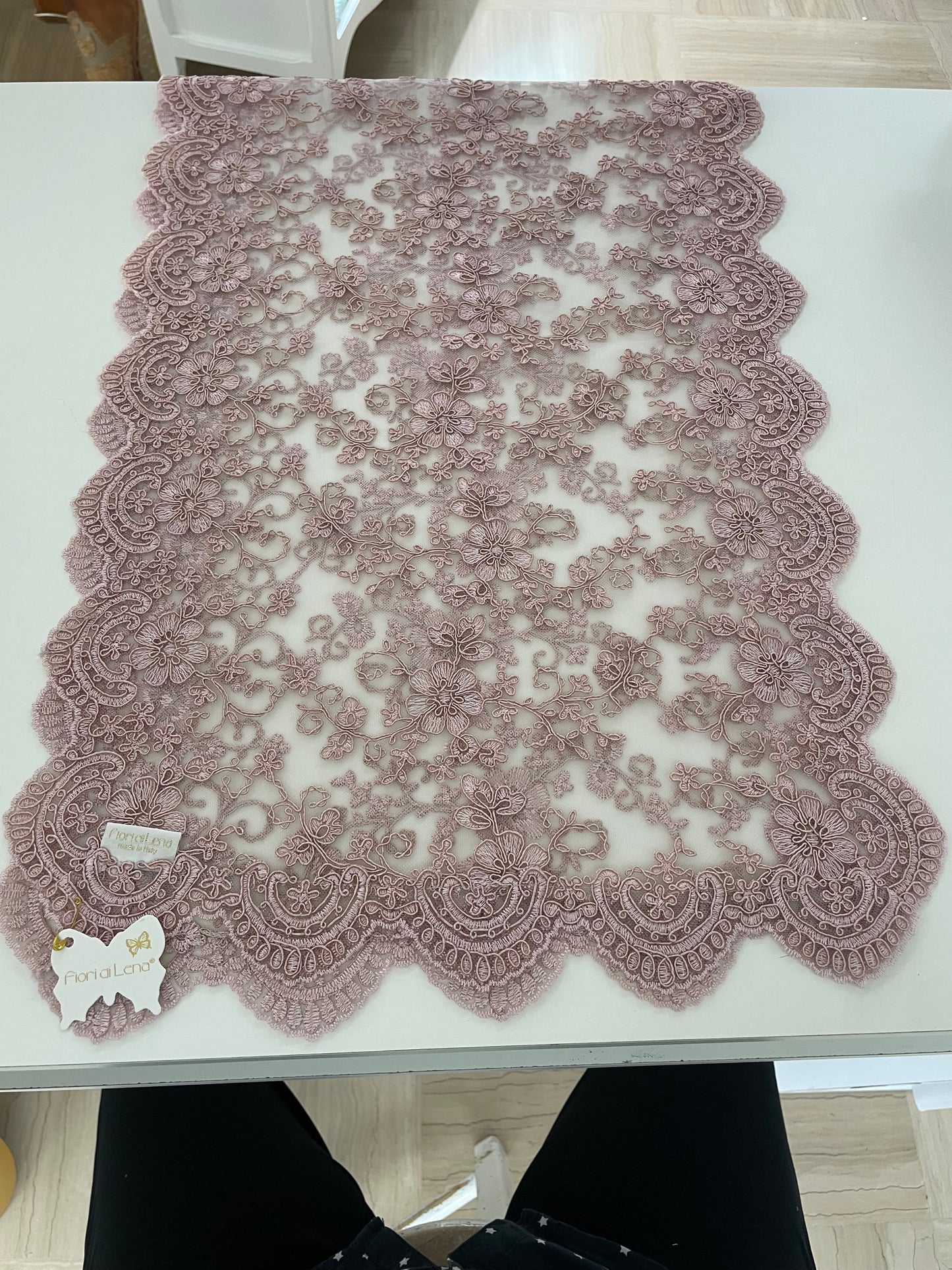 Fiori di Lena Runner Rosa