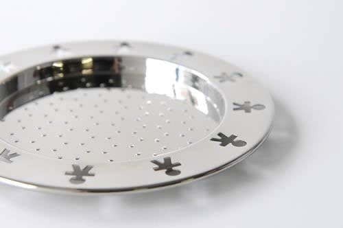 Alessi "Girotondo" AKK80/15  Sottobottiglia anti-umidità in acciaio inox 18/10, a finitura lucida
