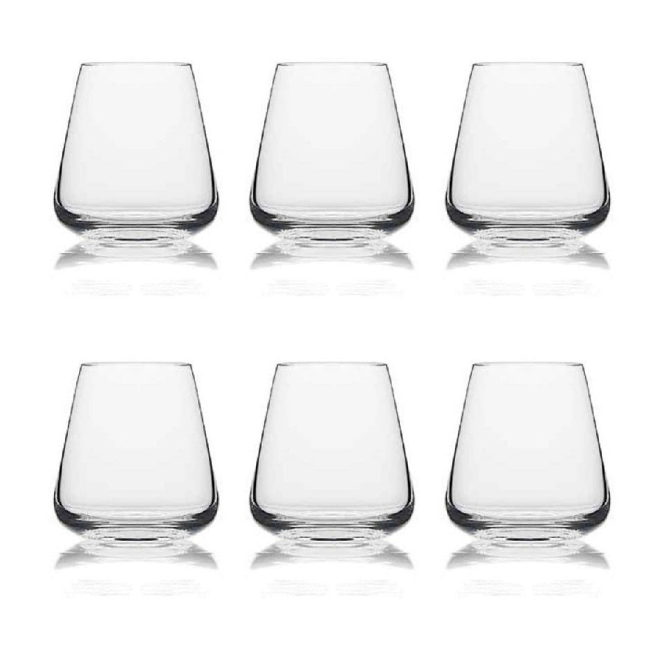 Fade “Aspen” set 6 bicchieri acqua in vetro cristallino 34 cl