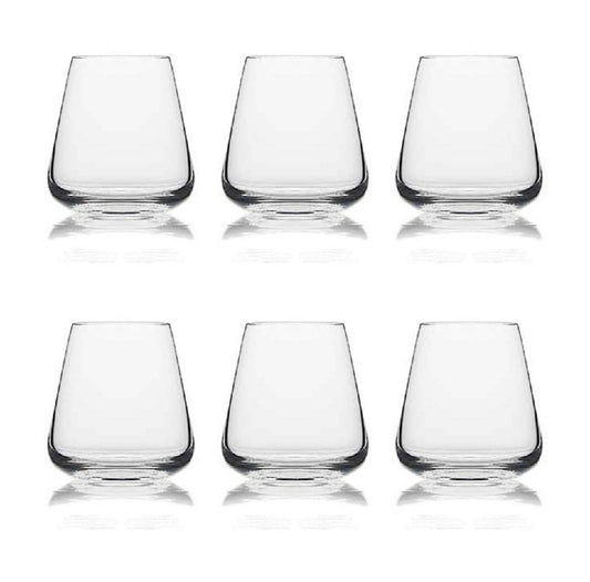 Fade “Aspen” set 6 bicchieri acqua in vetro cristallino 34 cl
