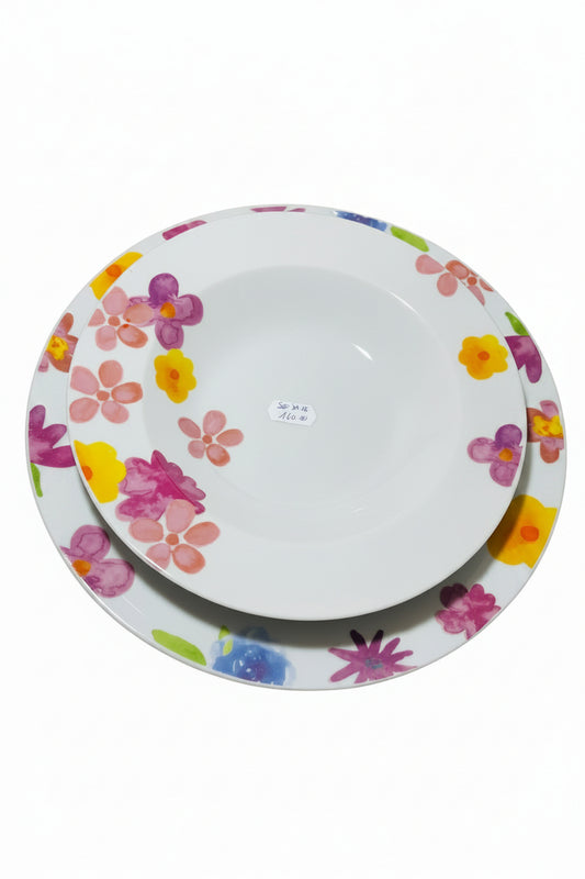Evviva "Fiori" servizio tavola 18 pezzi in porcellana