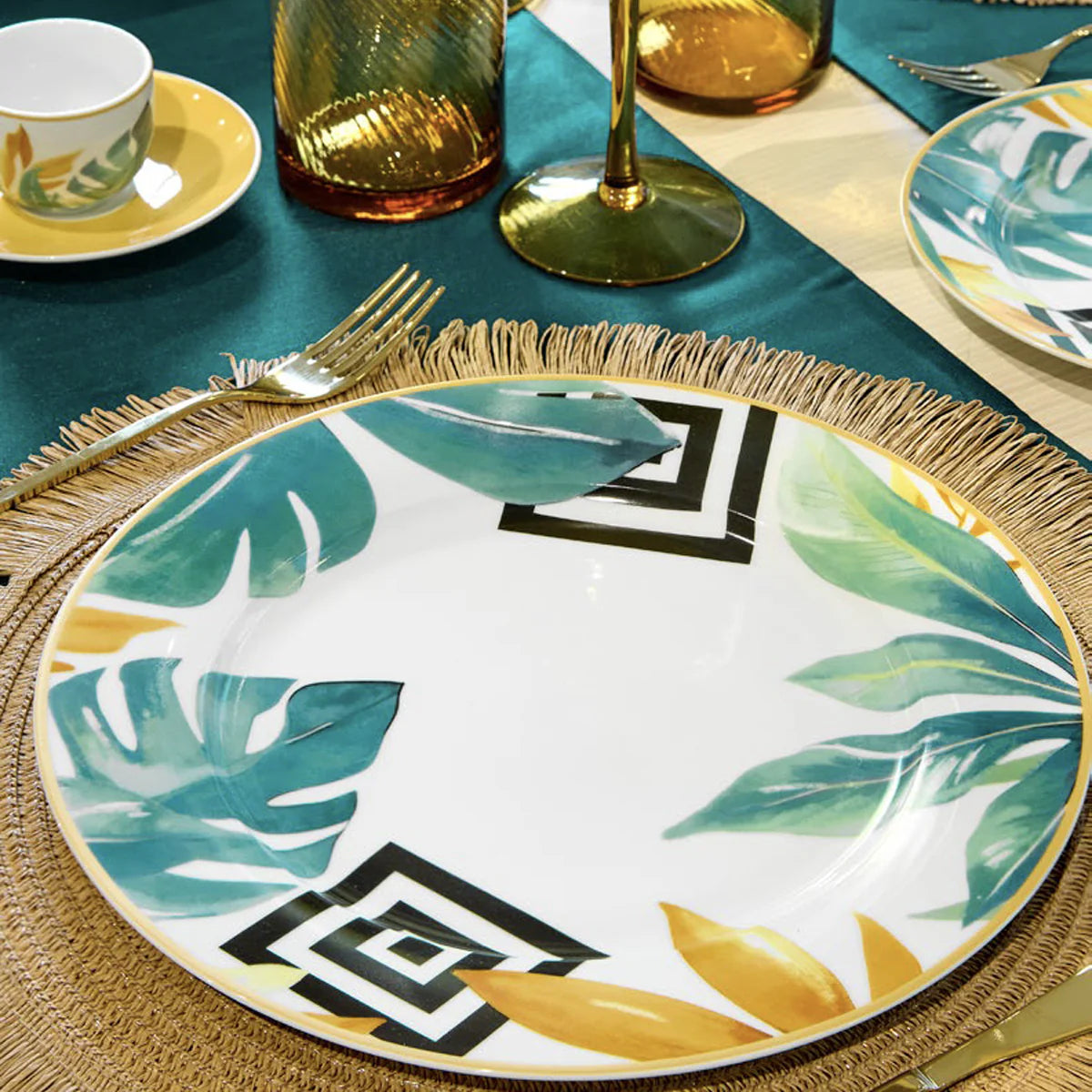 Fade "Palm" servizio tavola 18 pezzi in porcellana