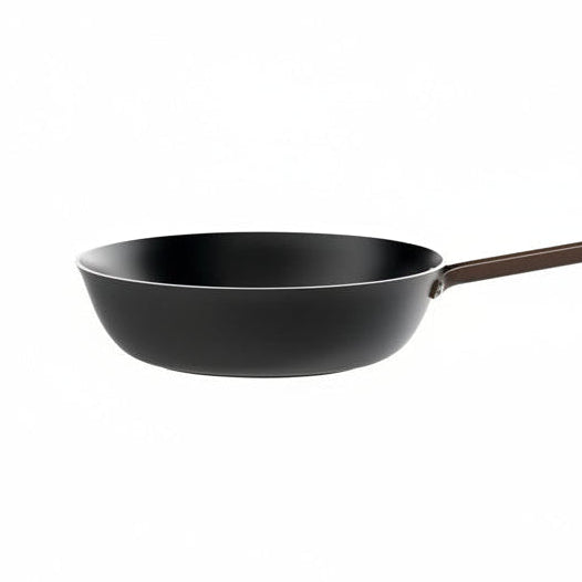 Alessi "Edo" wok 28 in alluminio con rivestimento antiaderente