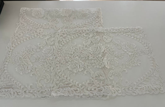 Fiori di Lena Tris bianco rettangolare