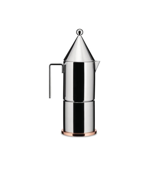 Alessi “La Conica” Caffettiera espresso 3 tazze
