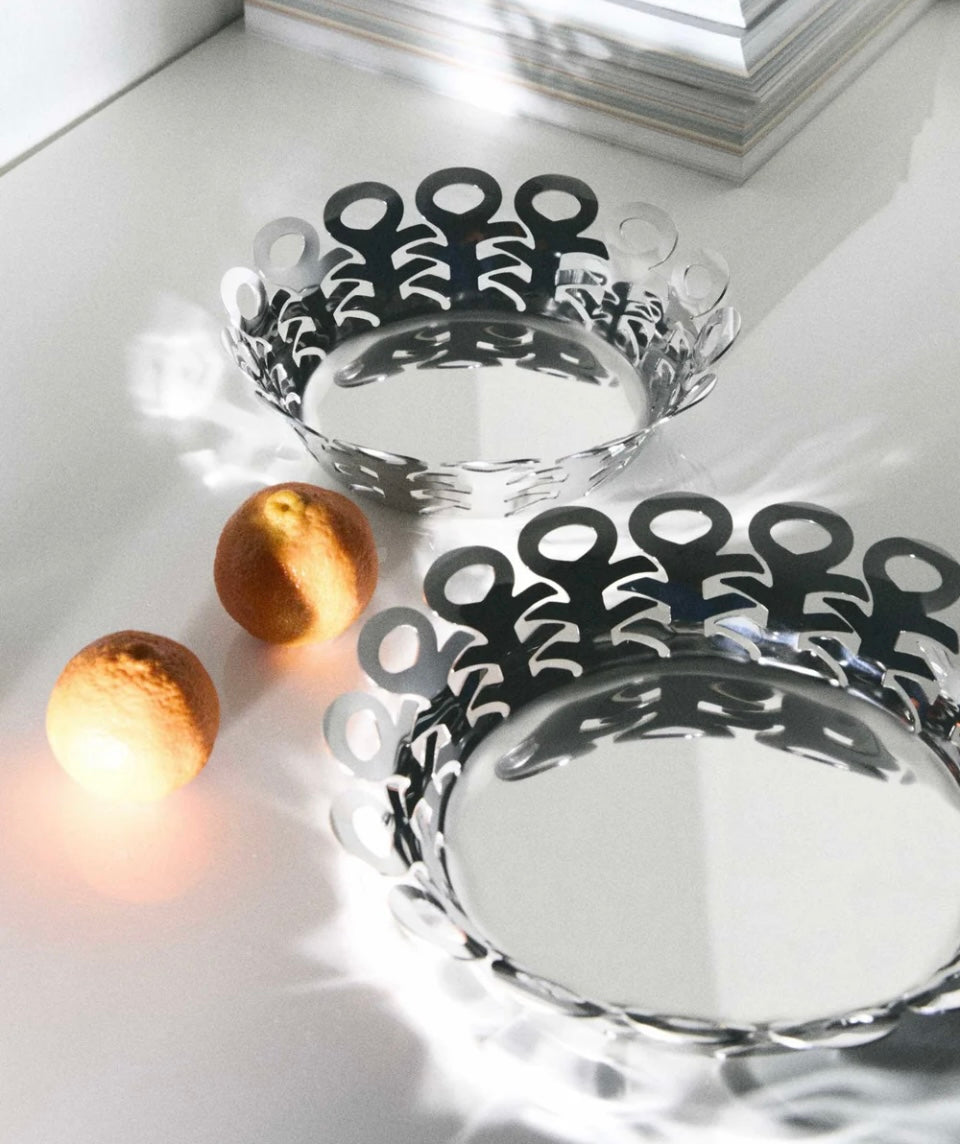 Alessi “Vimini” cestino traforato grande BM21/25