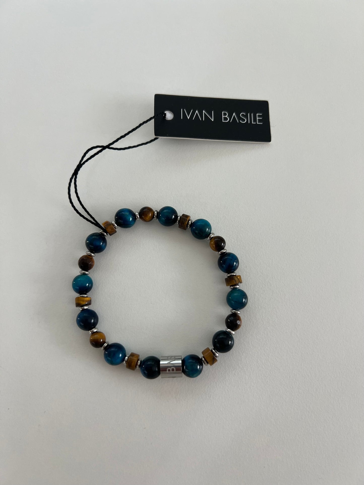 Ivan Basile “Occhio di tigre” bracciale uomo
