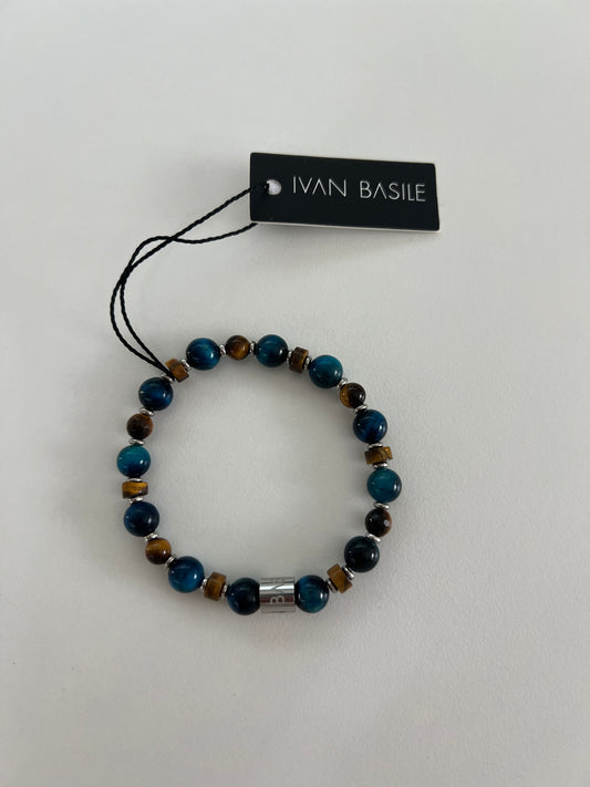Ivan Basile “Occhio di tigre” bracciale uomo