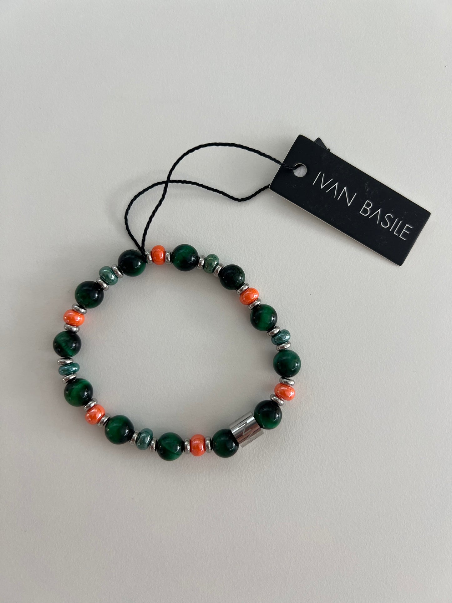 Ivan Basile “Occhio di tigre” bracciale uomo