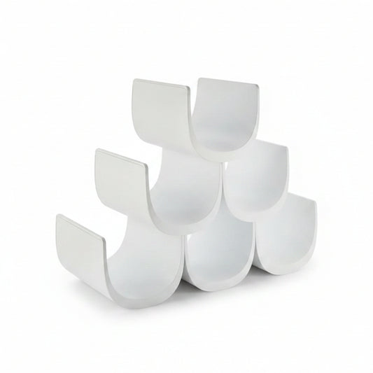 Alessi "Noè" portabottiglie di design in resina termoplastica, bianco