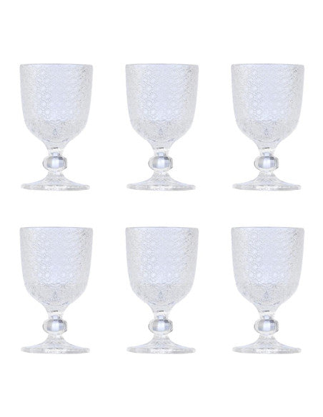 Evviva “Mozart” set 6 bicchieri liquore trasparente
