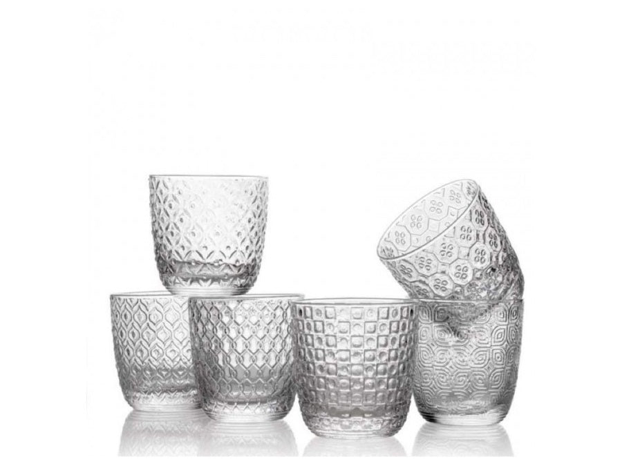 IVV “Sixties” set 6 bicchieri acqua trasparente