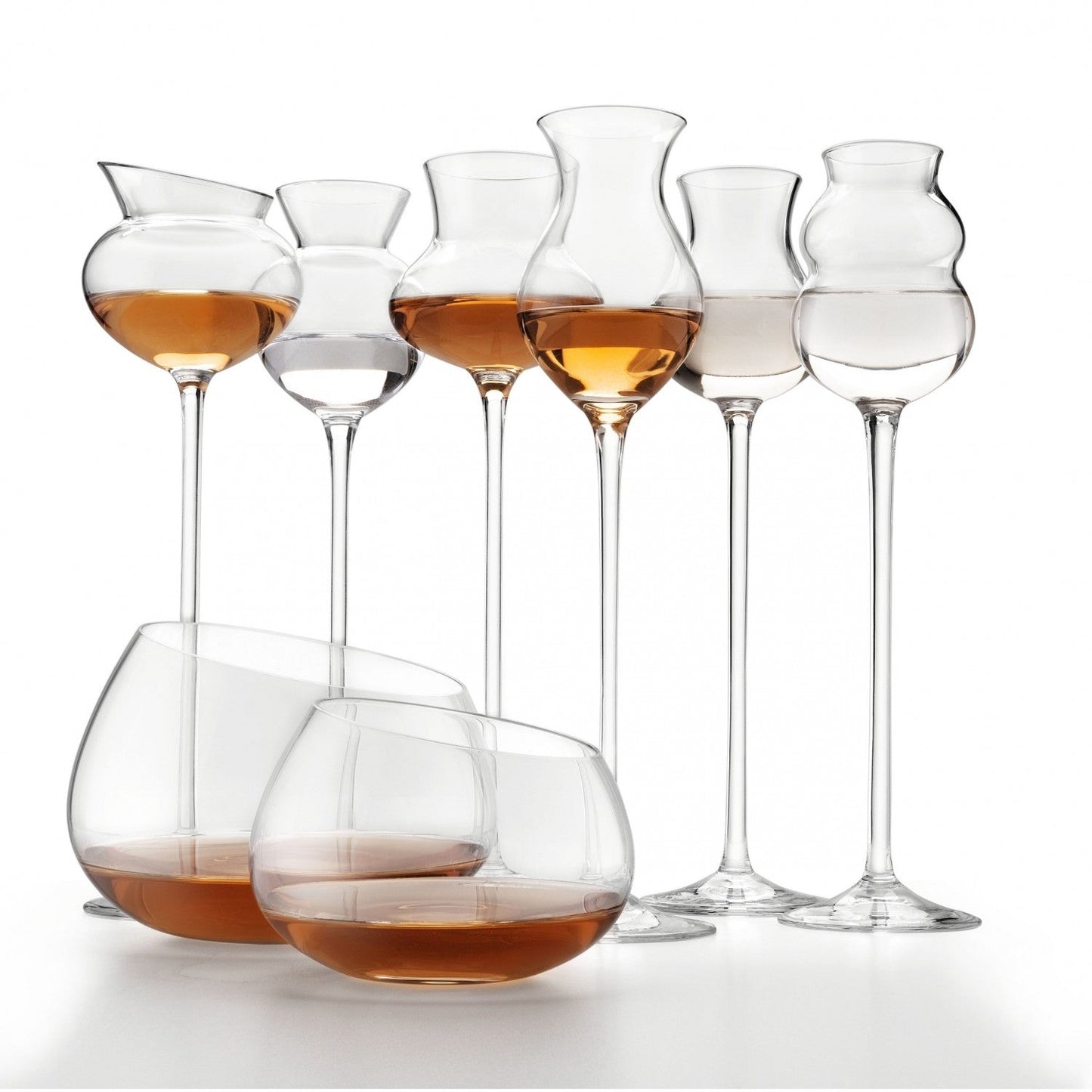 IVV Distillati Set 2 Bicchieri Grappa Acquavite Trasparente 5 cl