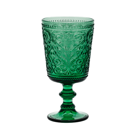 Galbiati “Acanto” set 6 calici vino 280 ml verde