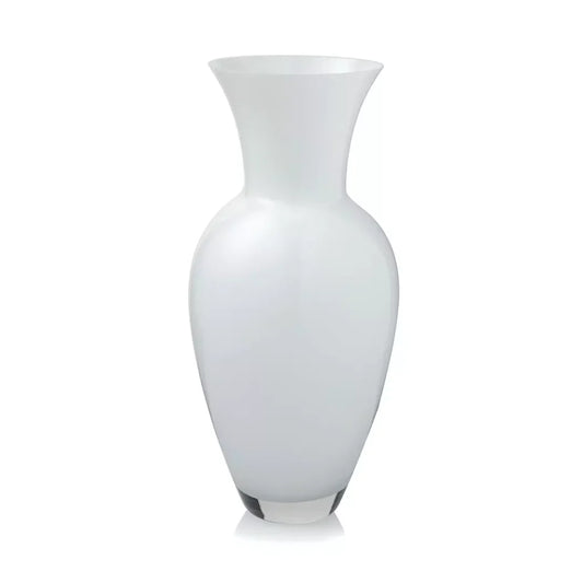 IVV "Hydria" vaso incamiciato bianco H 46,5 cm