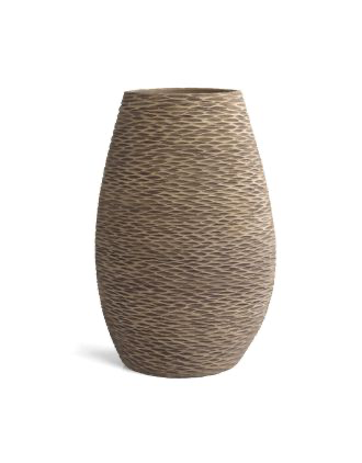 Evviva "Africa" vaso con finitura a rilievo H 51,5 CM