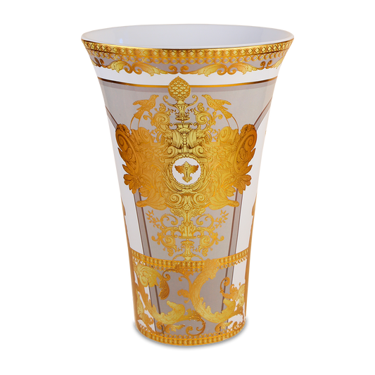 Baci Milano "Minerva" vaso in porcellana grigio