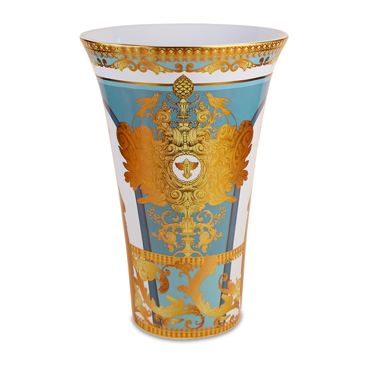 Baci Milano "Minerva" vaso in porcellana tiffany