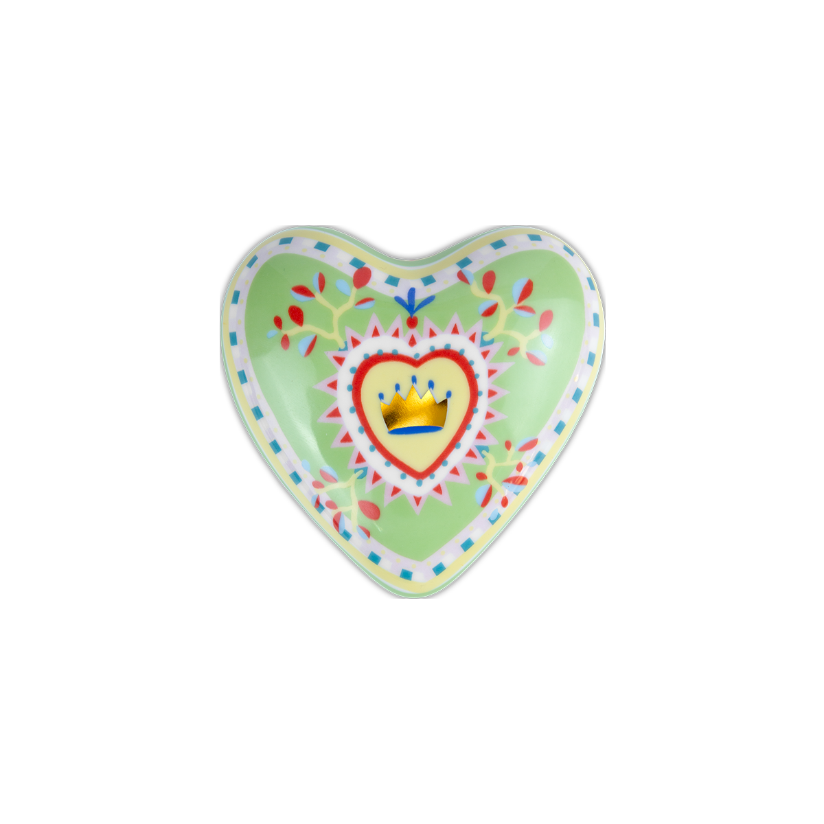 Baci Milano Cuore Piccolo in Porcellana - Mamma Mia