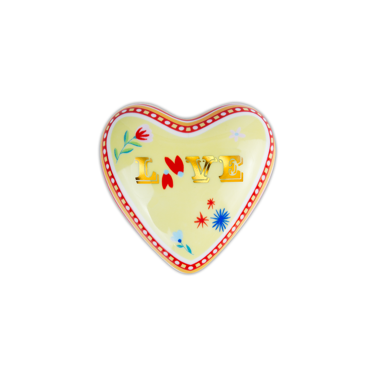 Baci Milano Cuore Piccolo in Porcellana Mamma Mia