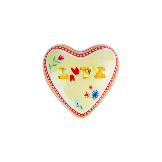 Baci Milano Cuore Piccolo in Porcellana Mamma Mia