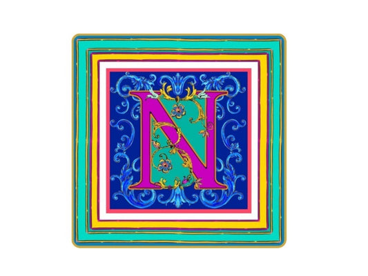 Baci Milano Ortigia - svuotatasche mini 15x15, lettera N