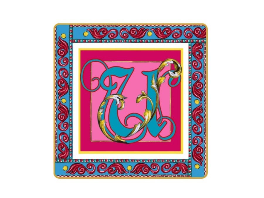 Baci Milano Ortigia - svuotatasche mini 15x15, lettera U