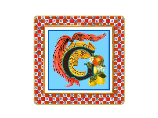 Baci Milano Ortigia - svuotatasche mini 15x15, lettera G