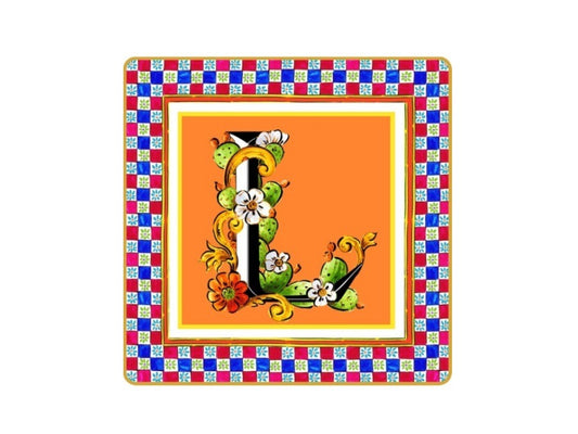 Baci Milano Ortigia - svuotatasche mini 15x15, lettera L