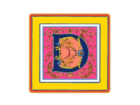 Baci Milano Ortigia - svuotatasche mini 15x15, lettera D
