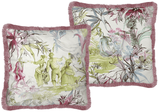 Baci Milano Cuscino cotone Double Face Collezione FIRENZE